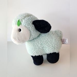 RARE vintage Westcliff Collection 9” blue Lamb Sheep with leaf on head plush